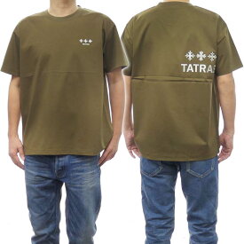 (タトラス)TATRAS メンズクルーネックTシャツ MTAT24S8193-M / NUNKI カーキ /2024春夏新作