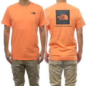 (ノースフェイス)THE NORTH FACE メンズクルーネックTシャツ NF0A2TX2 / M S/S RED BOX TEE オレンジ