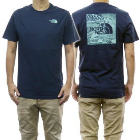 (ノースフェイス)THE NORTH FACE メンズクルーネックTシャツ NF0A7X1K / M S/S RED BOX CEL ネイビー