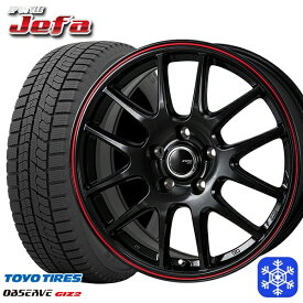 【取付対象】205/65R16 ヤリスクロス 10アルファード 2021〜2022年製 トーヨー オブザーブ ギズ2 MONZA JPスタイル ジェファ BK 16インチ 6.5J 5穴 114.3 スタッドレスタイヤホイール4本セット 送料無料