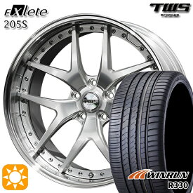 BMW G30 G14/G15/G16 F) 245/40R19 98W XL R) 275/35R19 100W XL ウィンラン R330 TWS EXlete 205S シルバーパールアルマイト 19インチ 8.0J 9.0J 5H112 サマータイヤホイールセット