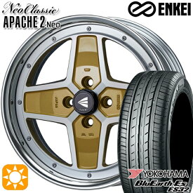 5/25 ポイント最大39倍★スイフト 215/40R17 87V XL ヨコハマ ブルーアース ES32 ENKEI ネオクラシック アパッチ2 ネオ [Hi Disk] マシニングゴールド 17インチ 6.5J 4H100 サマータイヤホイールセット