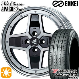 5/25 ポイント最大39倍★スイフト 215/40R17 87V XL ヨコハマ ブルーアース ES32 ENKEI ネオクラシック アパッチ2 ネオ [Lo Disk] マシニングブラック 17インチ 6.5J 4H100 サマータイヤホイールセット