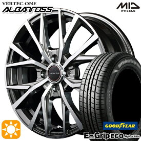 最大2,000円OFFクーポン★ライズ ロッキー 205/60R16 92H グッドイヤー エフィシェントグリップ エコ EG01 MID ヴァーテックワン アルバトロス ハイパーシルバーポリッシュ 16インチ 6.0J 4H100 サマータイヤホイールセット