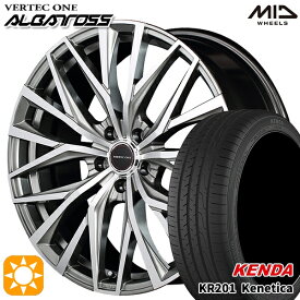 最大2,000円OFFクーポン★アクセラ アテンザ 215/45R18 93W ケンダ KR201 ケネティカ MID ヴァーテックワン アルバトロス ハイパーシルバーポリッシュ 18インチ 7.0J 5H114.3 サマータイヤホイールセット