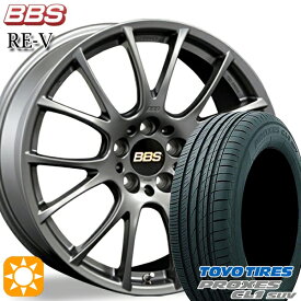 最大2,000円OFFクーポン★C-HR ヴェゼル 225/50R18 95W トーヨー プロクセス CL1 SUV BBS RE-V マットグレイ（MGR） 18インチ 7.5J 5H114.3 サマータイヤホイールセット