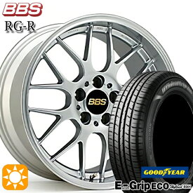 4/14-4/17 P5倍！アウディ Q2(GA) 215/55R17 94V グッドイヤー エフィシェントグリップ エコ EG01 BBS RG-R ダイヤモンドシルバー（DS） 17インチ 7.5J 5H112 サマータイヤホイールセット