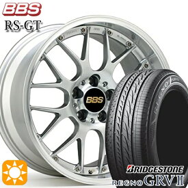 【取付対象】245/40R20 95W ブリヂストン レグノ GRV2 BBS RS-GT DS-SLD 20インチ 8.5J 5H114.3 サマータイヤホイールセット