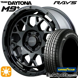 【取付対象】エスティマ ヤリスクロス 215/60R16 95H グッドイヤー エフィシェントグリップ エコ EG01 RAYS レイズ チームデイトナ M9+ BOJ 16インチ 7.0J 5H114.3 サマータイヤホイールセット