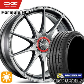 最大2,000円OFFクーポン★ベンツ Aクラス/Bクラス 225/40R18 (92Y) XL ミシュラン パイロットスポーツ5 OZ フォーミュラ HLT グリジオコルサ 18インチ 7.5J 5H112 サマータイヤホイールセット