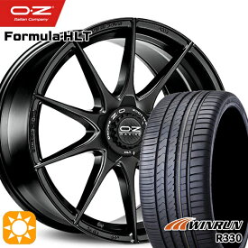 最大2,000円OFFクーポン★ベンツ Aクラス/Bクラス 225/40R18 92W XL ウィンラン R330 OZ フォーミュラ HLT マットブラック 18インチ 7.5J 5H112 サマータイヤホイールセット