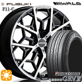 4/24-4/27 P5倍！245/40R20 95W ブリヂストン レグノ GRV2 WALD カエデ K11-C ブラックポリッシュ 20インチ 8.5J 5H114.3 サマータイヤホイールセット