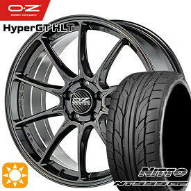 最大2,000円OFFクーポン★ベンツ Aクラス/Bクラス 225/40R18 92Y XL ニットー NT555 G2 OZ ハイパーGT HLT スターグラファイト 18インチ 7.5J 5H112 サマータイヤホイールセット