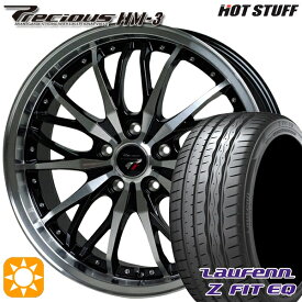 【取付対象】245/40R19 98Y XL ラウフェン Z FIT EQ LK03 HotStuff プレシャス HM-3 メタリックブラックポリッシュ 19インチ 8.0J 5H114.3 サマータイヤホイールセット