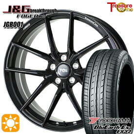 マーク2 エスクァイア 225/35R19 84W ヨコハマ ブルーアース ES32 トレジャーワン 鍛造 J&Gブレイクスルー JGB001 ブラック 19インチ 8.0J 5H114.3 サマータイヤホイールセット