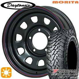 【取付対象】[5本セット]185/85R16 105/103N LT ヨコハマ ジオランダー M/T G003 MRT デイトナS ブラック 16インチ 6.0J 5H139.7 ±0 サマータイヤホイールセット