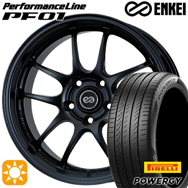 楽天市場】【取付対象】225/45R18 95W XL ピレリ パワジー ENKEI 