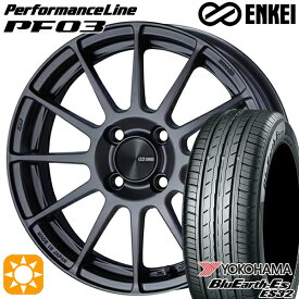 【取付対象】ライズ ロッキー 205/60R16 92H ヨコハマ ブルーアース ES32 ENKEI エンケイ パフォーマンスライン PF03 マットダークガンメタリック 16インチ 6.5J 4H100 サマータイヤホイールセット