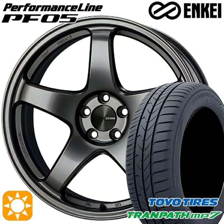 楽天市場】【取付対象】205/50R17 93V トーヨー トランパス mp7 ENKEI 