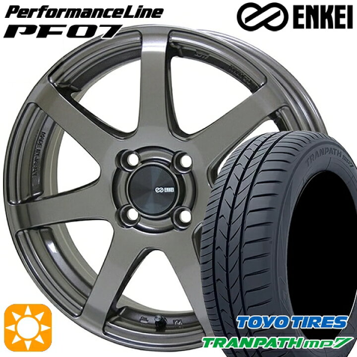 楽天市場】【取付対象】185/65R15 88H トーヨー トランパス mp7 ENKEI 
