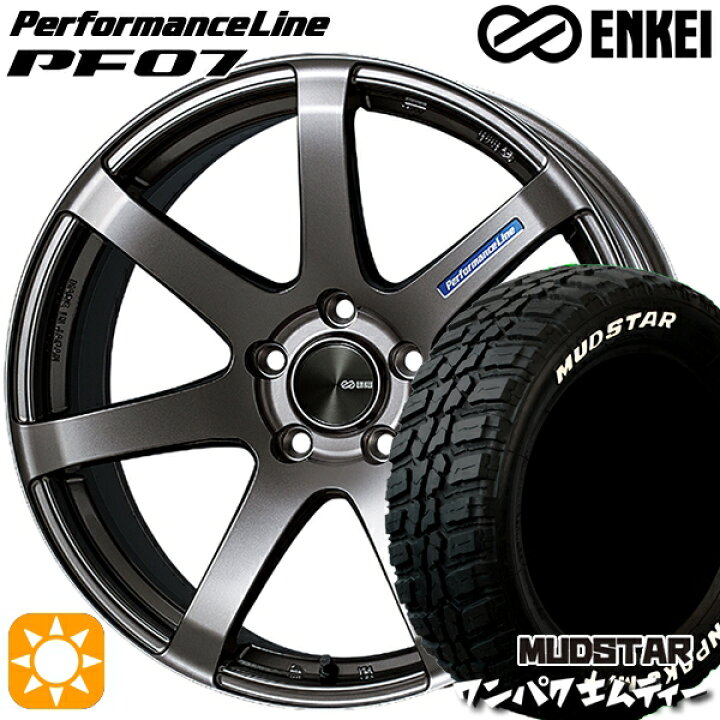 楽天市場】【取付対象】225/55R18 98T WL マッドスター ワンパク M/T 