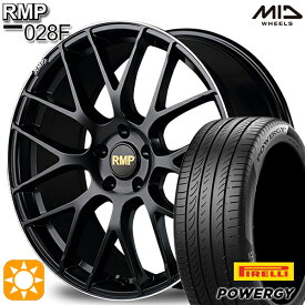 4/24-4/27 P5倍！C-HR カローラクロス 225/45R19 96W XL ピレリ パワジー MID RMP 028F セミグロスBK/リムエッジDCロゴMC 19インチ 8.0J 5H114.3 サマータイヤホイールセット