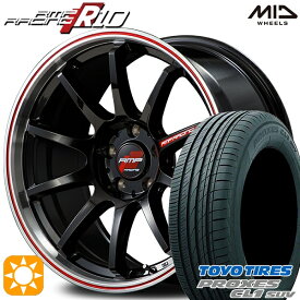 最大2,000円OFFクーポン★ヴェゼル レガシィ 225/60R18 100H トーヨー プロクセス CL1 SUV MID RMPレーシング R10 クリスタルBK/リムポリッシュ+レッド 18インチ 7.5J 5H114.3 サマータイヤホイールセット