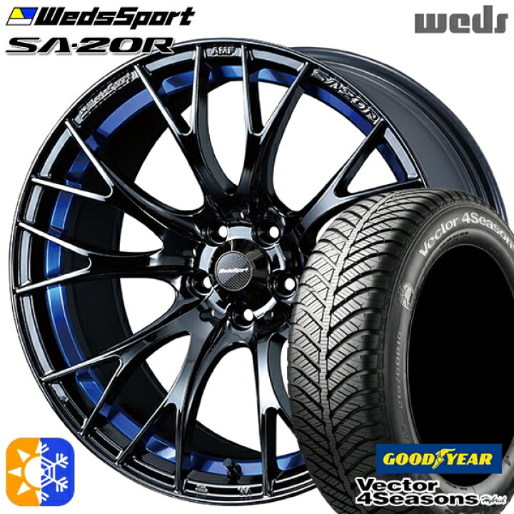 楽天市場】225/45R18 91H グッドイヤー ベクター フォーシーズンズ 