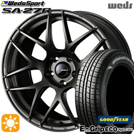 【取付対象】リーフ レヴォーグ 215/50R17 91V グッドイヤー エフィシェントグリップ エコ EG01 Weds ウェッズスポーツ SA27R EJ-BRONZE（EJプロンズ） 17インチ 7.0J 5H114.3 サマータイヤホイールセット