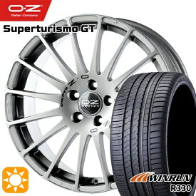 最大2,000円OFFクーポン★ベンツ Aクラス/Bクラス 225/40R18 92W XL ウィンラン R330 OZ スーパーツーリズモ GT グリジオコルサ 18インチ 8.0J 5H112 サマータイヤホイールセット