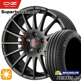 最大2,000円OFFクーポン★ベンツ Aクラス/Bクラス 225/45R17 94W XL ミシュラン プライマシー4プラス OZ スーパーツーリズモ GT マットブラック/レッドロゴ 17インチ 7.5J 5H112 サマータイヤホイールセット