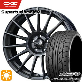 最大2,000円OFFクーポン★ベンツ Aクラス/Bクラス 225/40R18 92Y XL ニットー NT555 G2 OZ スーパーツーリズモ LM マットグラファイト 18インチ 8.0J 5H112 サマータイヤホイールセット