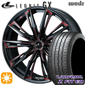 【取付対象】アルファード ヴェルファイア 245/40R19 98Y XL ラウフェン Z FIT EQ LK03 Weds レオニス GX BK/SC[RED] (ブラック/SCマシニング[レッド]) 19インチ 8.0J 5H114.3 サマータイヤホイールセット