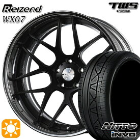 最大2,000円OFFクーポン★ベンツ Eクラス/CLS F) 245/35R20 95W XL R) 275/30R20 97W XL ニットー インヴォ INVO TWS Reizend WX07 フラットブラック 20インチ 8.5J 9.5J 5H112 サマータイヤホイールセット