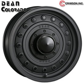 16インチ 6.5J 6H139.7 +38 CRIMSON クリムソン ディーン コロラド マットチャコールブラック アルミホイール単品 4本（1台分）送料無料