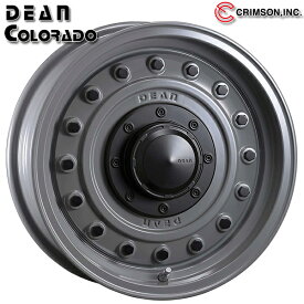 16インチ 6.5J 6H139.7 +38 CRIMSON クリムソン ディーン コロラド スティールグレー アルミホイール単品 4本（1台分）送料無料