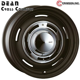 16インチ 6.5J 10H100/114.3 +43 CRIMSON クリムソン ディーンクロスカントリー マットブラック アルミホイール単品 1本 4本以上送料無料