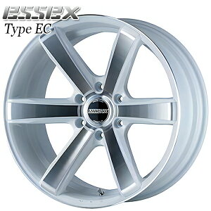 17インチ 6.5J 6H139.7 +38 ESSEX エセックス タイプ EC ホワイトポリッシュ アルミホイール単品 1本 4本以上送料無料
