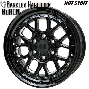 17インチ 8.0J 6H139.7 +-0 HotStuff ホットスタッフ バークレイハードロック ヒューロン GB/M アルミホイール単品 1本 4本以上送料無料