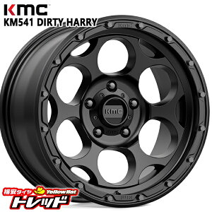 17C` 8.5J 6H139.7 +18 KMC KM541 DIRTY HARRY TEXTURED BLACK A~zC[Pi 4{i1䕪j