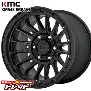 17C` 8.0J 5H114.3 +35 KMC KM542 IMPACT SATIN BLACK A~zC[Pi 4{i1䕪j