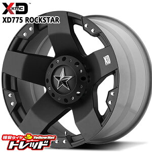 17C` 8.0J 5H114.3/127 +35 KMC XD775 ROCKSTAR bNX^[ MATTE BLACK A~zC[Pi 4{i1䕪j