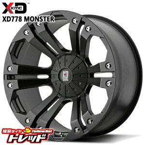 18C` 9.0J 5H114.3/127 +35 KMC XD778 MONSTER MATTE BLACK A~zC[Pi 4{i1䕪j
