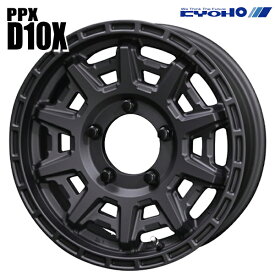 16インチ 5.5J 5H139.7 +22 KYOHO PPX D10X マットダークガンメタ アルミホイール単品 1本 4本以上送料無料