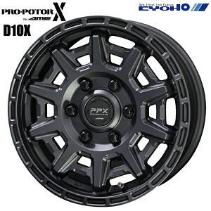 15インチ 6.0J 6H139.7 +44 KYOHO PPX D10X マットダークガンメタ アルミホイール単品 4本(1台分) 送料無料