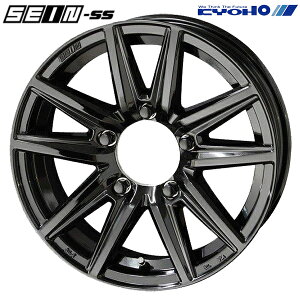 16インチ 5.5J 5H139.7 +22 KYOHO ザイン SS ソリッドブラック アルミホイール単品 4本(1台分) 送料無料
