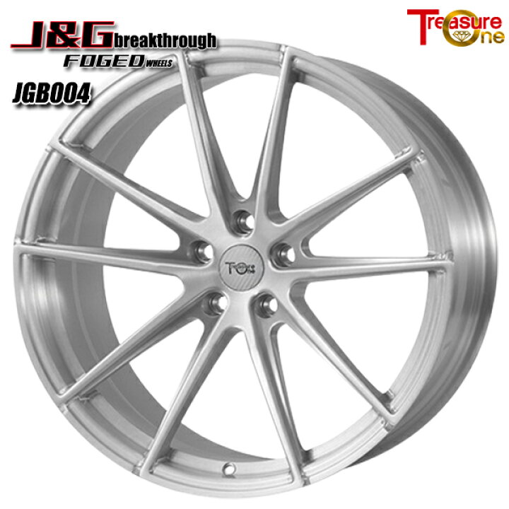 楽天市場】20インチ 9.0J 5H120 +25 トレジャーワン 鍛造 J&G ブレイク 