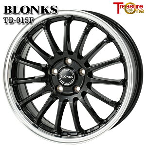 16インチ 6.5J 5H100 +45 トレジャーワン ブロンクス TB015F BK/RP アルミホイール単品 4本(1台分)送料無料