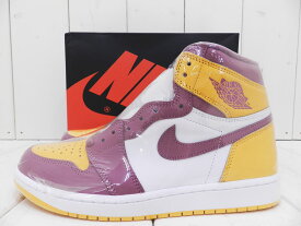 ■【未使用品】NIKE AIR JORDAN 1 RETRO HIGH OG "BROTHERHOOD" ナイキ エアジョーダン 1 レトロ ハイ OG "ブラザーフッド" UNIVERSITY GOLD/LIGHT BORDEAUX-WHITE ユニバーシティ ゴールド/ライト ボルドー-ホワイト 555088-706 27.5cm 2022年