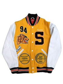 ▲★【中古品】 Supreme シュプリーム Tiger Varsity Jacket タイガーバーシティジャケット サイズM イエローカラー 2009年FWモデル